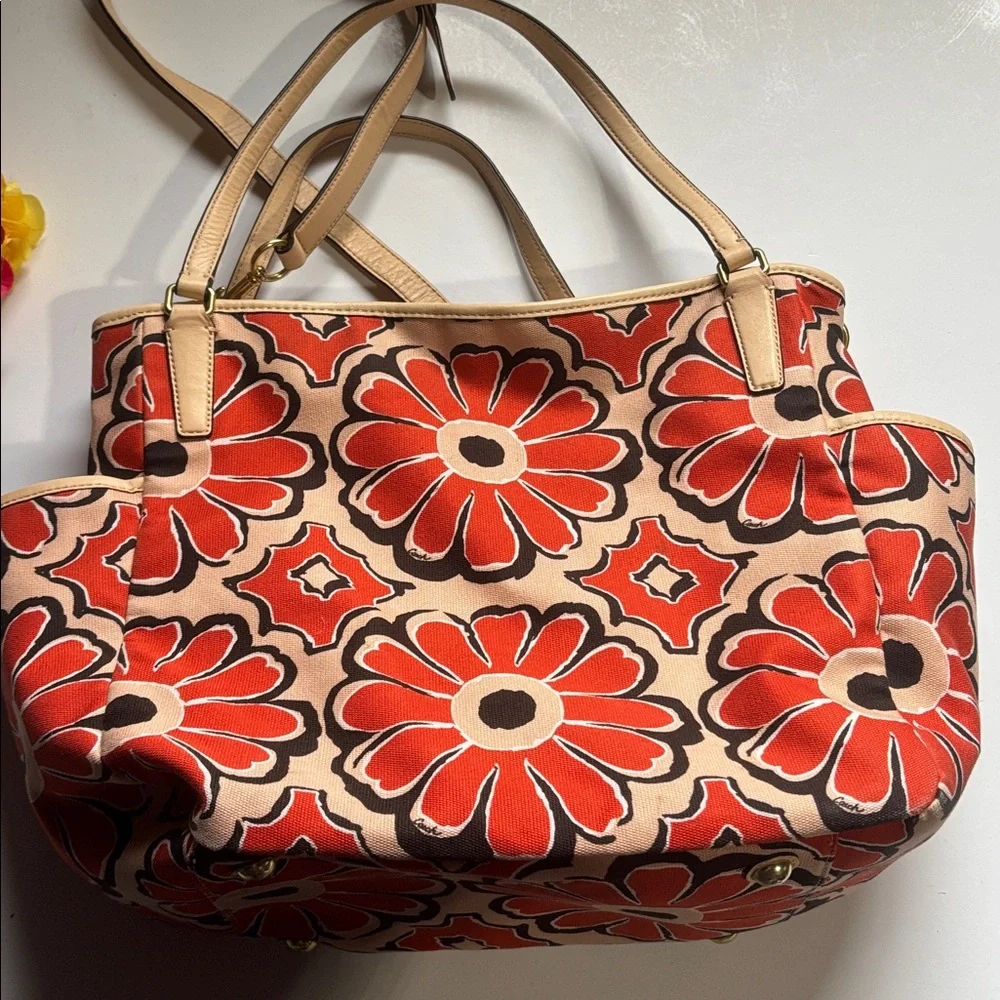 Floral Patterned Tote Bag